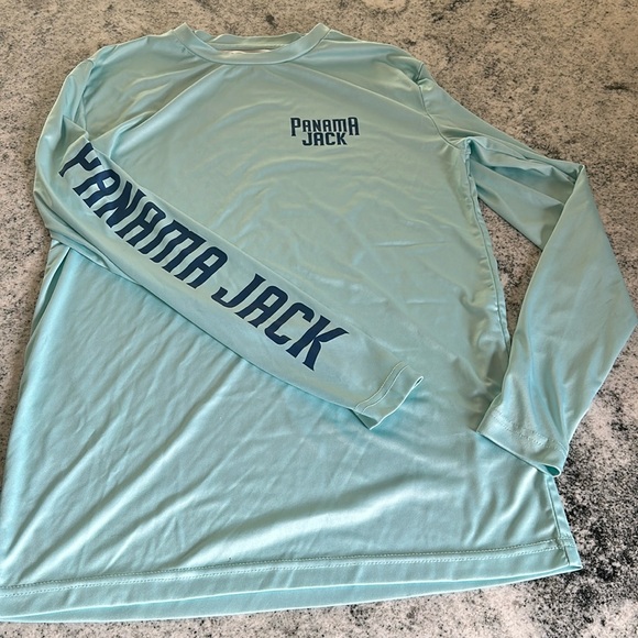 Panama Jack Men’s Long sleeve shirt 100% polyester size small - Picture 1 of 6